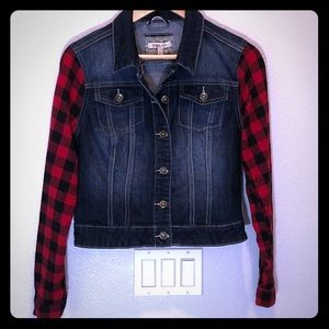 YMI Jeans - jean jacket - sz large Jr’s